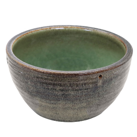天目ひねりボウル水鉢